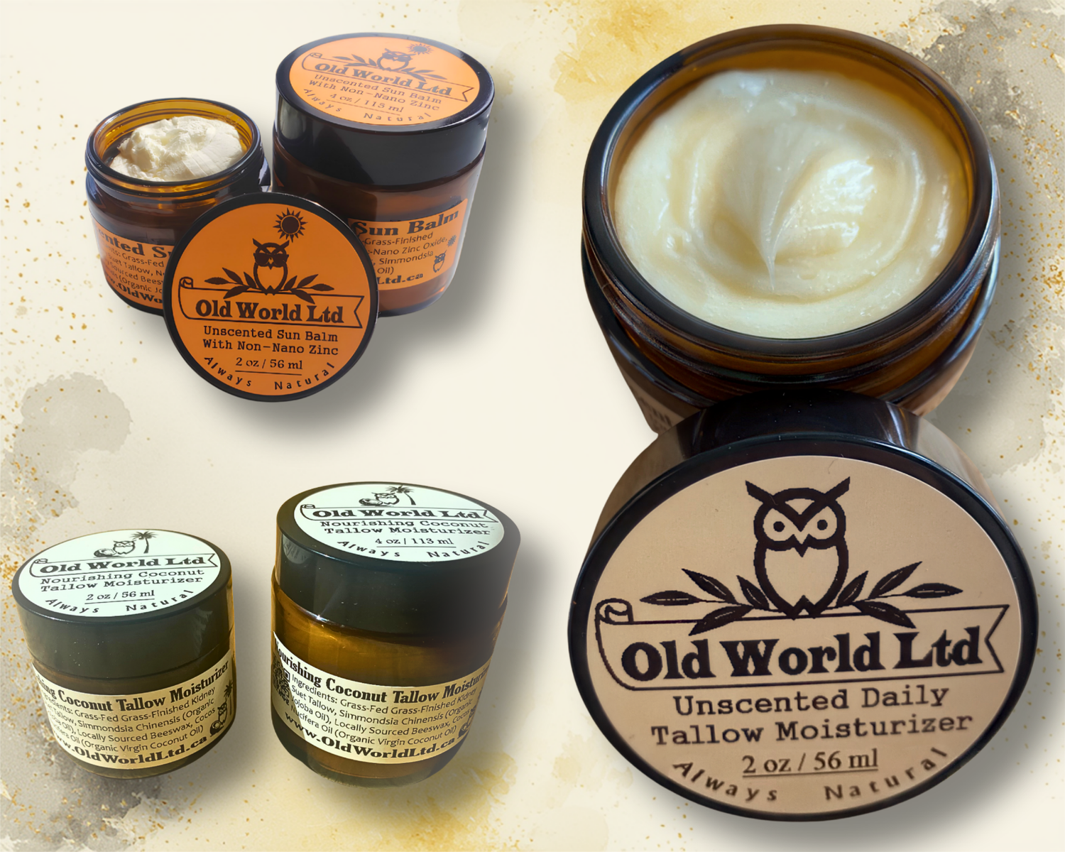 Tallow Moisturizers & Balms